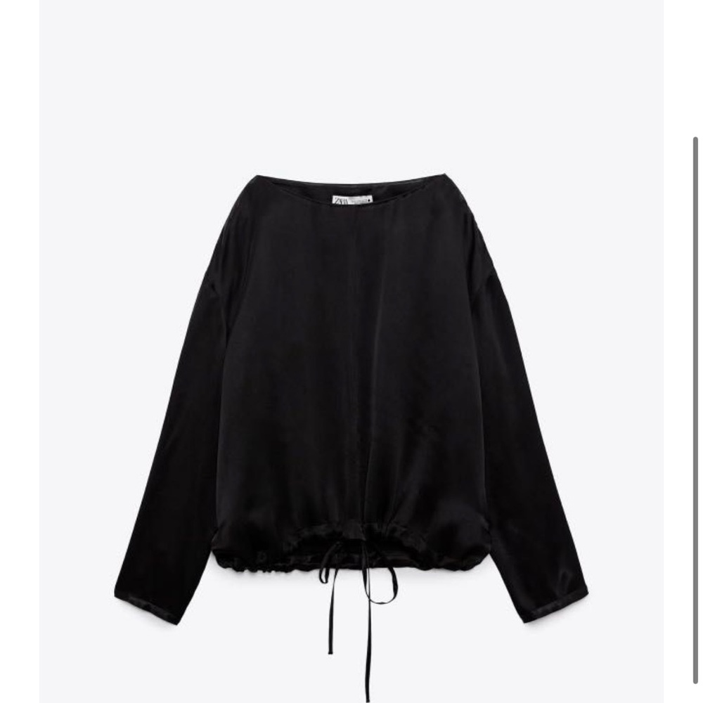 Elegant ZARA Black Women's Top - Picture 3 of 6